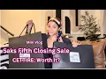 Mini Vlog CETTIRE Review What I bought at the Saks Sale
