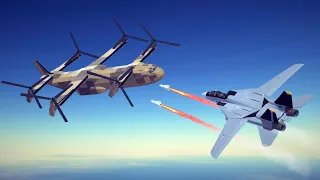 Airplane Crashes, Satisfying Destruction & Military Combat #3 | Besiege