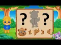 PUZZLE KIDS ANIMALS SHAPES and JIGSAW PUZZLES EDUCATIONAL GAME Part 1