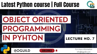 Object Oriented Programming in Python Final Lecture iSoftra