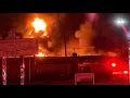 Firefighters battle massive blaze explosions at south Toledo business
