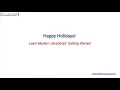 Learn Modern JavaScript Getting Started Special