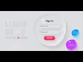 Liquid Drop Login Page Using Html Css Water Drop Effect