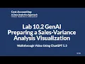 Cost Lab 10 2 Preparing a Sales-Variance Analysis Visualization