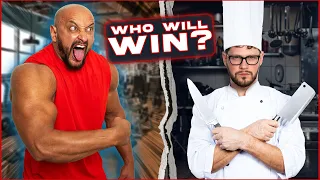 👨🍳CHEF VS. WORLD'S STRONGEST MAN 💪!!!