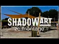 Lagu ShadowArt zonnezeil systeem | Montage waterdicht zonnezeil in Robinia houten masten