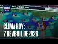 Clima hoy Estados Unidos martes 7 de abril 2026 inundaciones y lluvias a lo largo del pais