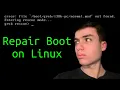 How to Reinstall GRUB Repair Boot on Linux