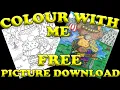 Free Downloadable Viking picture to colour with me