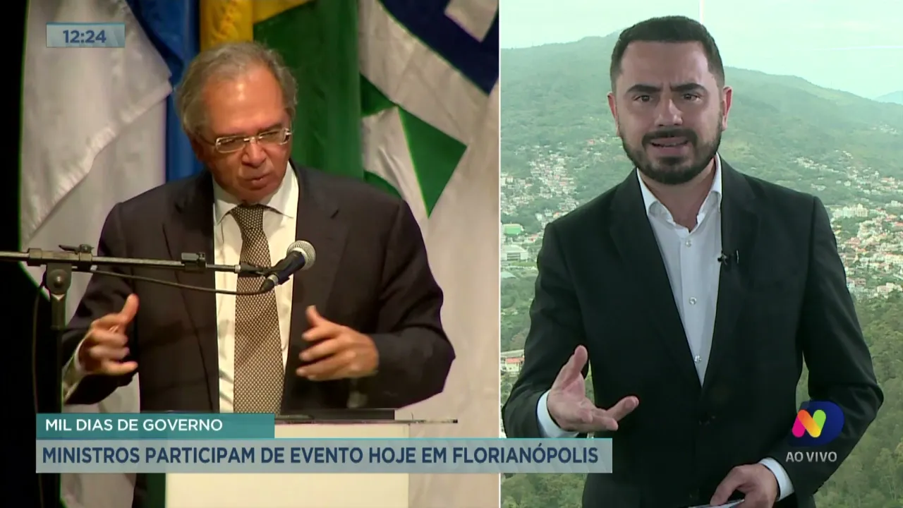 Mil dias de governo: ministros participam de evento em Florianópolis