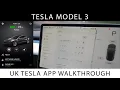 Tesla Model 3 - UK Tesla App Walkthrough