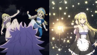 Lucy and Gemini Vs Mimi Full Fight Fairy Tail 100 Years Quest Episode 23