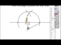Creating a Perpendicular Line Through a Point on the Line