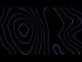 Abstract Blue Contour Lines Screensaver – 10 Hours Minimalist Wallpaper