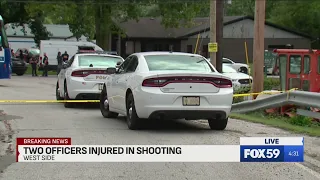 2 IMPD officers shot on Indy s west side