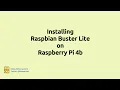 Installing Raspbian Buster Lite on Raspberry Pi 4b