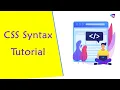 CSS Syntax Learn CSS in 20 Minutes CSS Syntax Tutorial CSS Tutorial For Beginners Harisystems