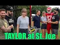 Taylor Swift was spotted on the final day of Chiefs camp alongside her husband Travis Kelce