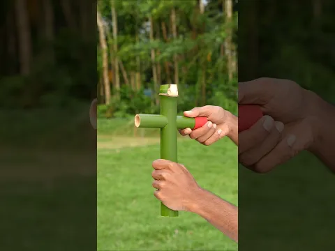 Video Thumbnail: DIY Bamboo Slingshots with Clour balloone #Bamboo #Diy #Slingshots