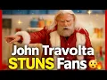 John Travolta STUNS Fans Santa Claus Performs Greased Lightnin
