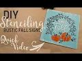 Paint a Beautiful Fall Sign with Pumpkins