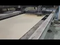 Waterjet Cutting particle board at Waterjet West real time