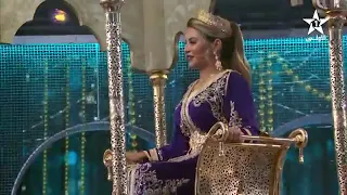 الفائزة بلقب لالة العروسة 2022 لحظة التتويج دورة العمارية لالة لعروسة 2022 