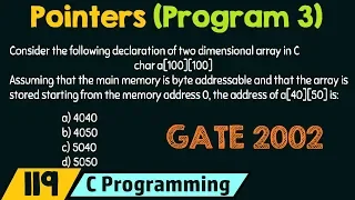 Pointers Program 3