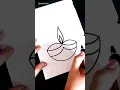 How To draw Diya|Diya drawing|diwali diya drawing#shorts #art #drawing #diya #creative #easy