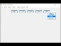 A Basic Linked List Data Structure Project Using Python Tkinter GUI