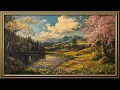 Lagu Vintage Beautiful Spring Landscape Painting | Gold Frame TV Art | Art Screensaver for TV 2 Hrs