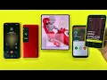 Samsung Z Fold Calling Nokia Lumia620/ LG Q6plus/ MEIZU Pro7/ Redmi Note7 Incoming Outgoing Calls 