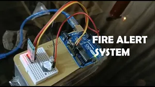 Fire Alert System Using CNN Keras Model In Python IOT Project