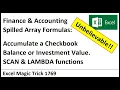 SCAN LAMBDA to Simulate Relative Cell Reference One Cell Above in Spilled Array Formula EMT 1769
