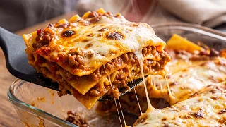 This Is The Best Meat And Cheese Lasagna I’ve Ever Made! Easy Lasagna Recipe