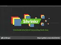 Shrinkr Command-Line Batch Transcoding Made Easy