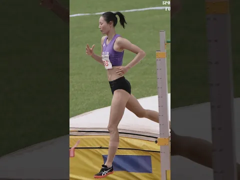 여자 높이 뛰기 간판 스타 높이가 남는다 ㄷㄷ