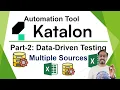 Katalon Automation Lesson - 28 Data-Driven Testing using Database Excel Sheets