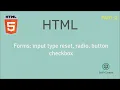 Allow user to select one or multiple choice radio checkbox reset button HTML Forms Let s Learn