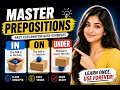 Mastering English Prepositions In At On More Complete Guide