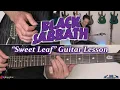 Download Lagu Black Sabbath - Sweet Leaf Guitar Lesson