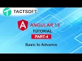 Angular 13 Tutorial in Bangla Tutorial Part-4 Basic to Advance Course Tactsoft Ltd