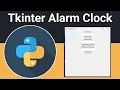 Python 3 Tkinter Script to Build Alarm Clock With Custom Sound Notification Using tkCalendar