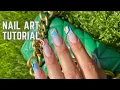 Groovy Abstract Swirl Nails Kylie Jenner Inspired Nails