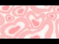 Warped White and Pastel Pink Y2k Neon LED Lights Heart Background 1 Hour Looped