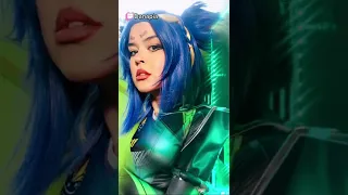 Viper vs Neon cosplay #valorant #shorts #valorantcosplay