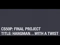 CS50P Final Project
