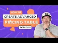 How to Create Advanced Pricing Tables for Divi - Toggles Tabs and Endless Design Options