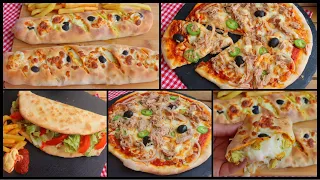بعجينة وحدة باقات فارسي بيتزا و سندويتش مقلوب من ابن ما تجربو Baguette Farcies Makloub Et Pizza  بعجينة وحدة باقات فارسي بيتزا و سندويتش مقلوب من ابن ما تجربو Baguette Farcies Makloub Et Pizza