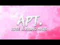 Download Lagu ROSÉ \u0026 Bruno Mars - APT. (Lyrics)
